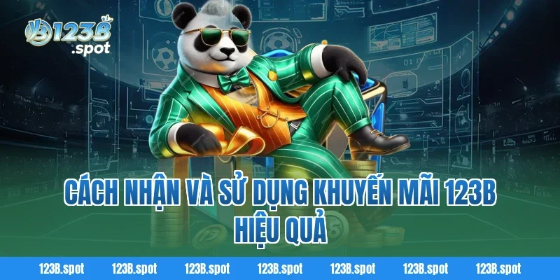 Cách nhận và sử dụng khuyến mãi 123B hiệu quả