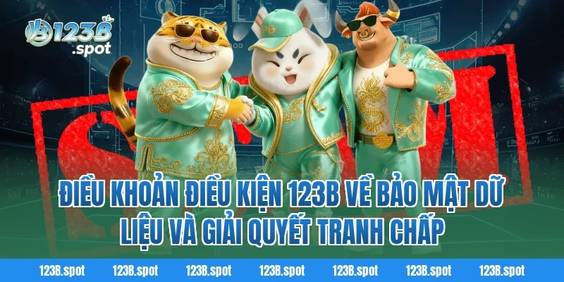 Điều khoản điều kiện 123B 4 Điều khoản điều kiện 123B về bảo mật dữ liệu và giải quyết tranh chấp