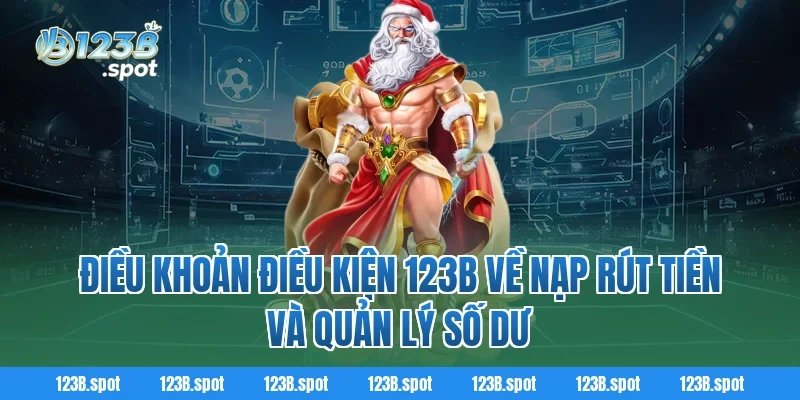 Điều khoản điều kiện 123B 2 Điều khoản điều kiện 123B về nạp rút tiền và quản lý số dư